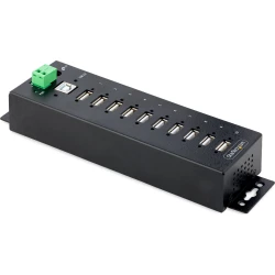 StarTech.com Hub Concentrador USB 2.0 de 10 Puertos - Hub US | USB210AIND-USB-A-HUB | 0065030894616 | Hay 1 unidades en almacén
