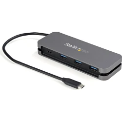 StarTech.com HUB de interfaz USB 3.2 Gen 1 (3.1 Gen 1) Type-C 5000 Mbit/s Negro, Gris StarTech.com HUB de interfaz USB 3.2 Gen 1 (3.1 Gen 1) Type- | HB30CM3A1CB | 0065030883467 | Hay 10 unidades en almacén