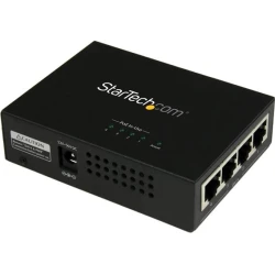 StarTech.com Inyector de Alimentación PoE Power over Ethernet Midspan 4 Puertos | POEINJ4G | 0065030859752 [1 de 5]