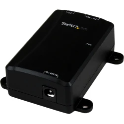 StarTech.com Inyector PoE+ Midspan de 1 Puerto Gigabit - 802 | POEINJ1GW | 0065030865500 | Hay 2 unidades en almacén