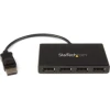 StarTech.com Splitter Multiplicador Displayport a 4 puertos DisplayPort - Hub MST - Negro | (1)