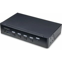StarTech.com Switch KVM de 4 Puertos DisplayPort para Un Monitor - 4K 60Hz - Hub Ladrón de 6 Puertos USB - TAA - DisplayPort 1.2 - Independiente del StarTech.com Switch KVM de 4 Puertos DisplayPort para Un Mon | P4AD122-KVM-SWITCH | 0065030903264 | Hay 3 unidades en almacén
