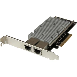 StarTech.com Tarjeta Adaptador de Red PCI Express Ethernet 10GBase-T con 2 Puert | ST20000SPEXI | 0065030860598 [1 de 4]