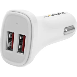 StarTech.com USB2PCARWHS cargador de coche USB 2.0 24w 2.4a blanco | 0065030866064 [1 de 3]
