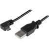 StarTech.com USBAUB2MRA cable USB 2.0 Tipo-A macho a Micro-USB B macho acodado 2m negro | (1)