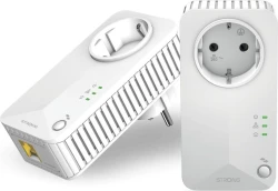 Strong Powerline 600 Duo 600 Mbit/s Ethernet Blanco 2 pieza( | POWERL600DUOEUV2 | 9120072375217 | Hay 37 unidades en almacén