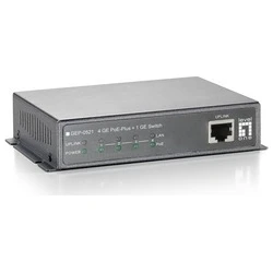 SWITCH LEVEL ONE GEP-0521 5 PTOS 10/100/1000 4P POE PLUS GRI | 4015867185742 | Hay 5 unidades en almacén