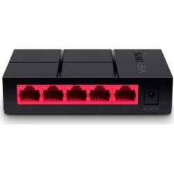 SWITCH MERCUSYS 5 PTOS 10/100/1000 NEGRO MS105G | 6935364099619 | Hay 15 unidades en almacén