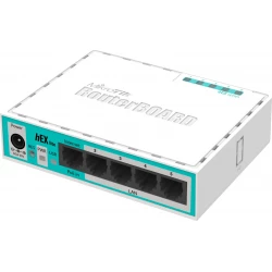 Switch Mikrotik Hex Lite 5ptos 10 100 Blanco Rb750r2 | 2515101505326