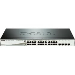 Switch D-Link 28P Gigabit PoE+Smart 4SFP (DGS-1210-28MP [1 de 2]