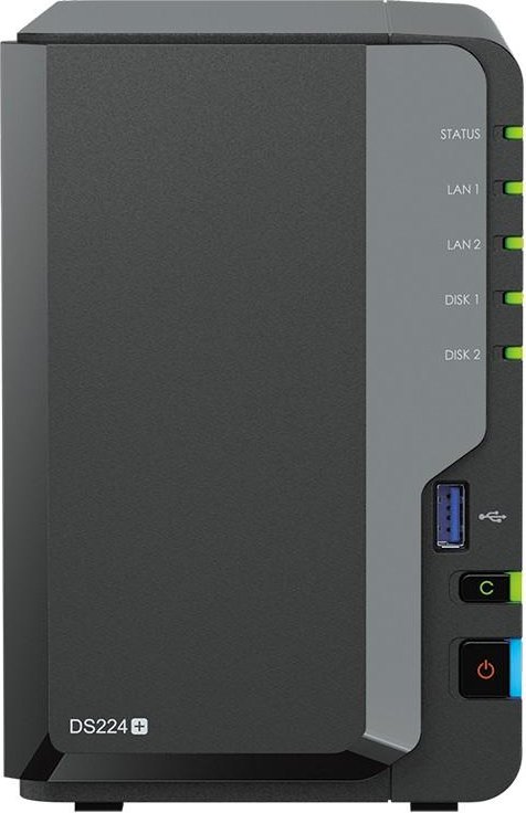 Synology DiskStation DS224+ servidor de almacenamiento NAS Escritorio  Ethernet Negro J4125