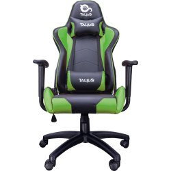 TALIUS Silla Gecko v2 gaming negra/verde, brazos fijos, butt | TAL-GECKO-GRN | 8436550235678 | Hay 13 unidades en almacén