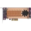 TARJETA ETHERNET QNAP PCIE M.2 ORO QM2-2S-220A | (1)
