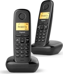 TELEFONO GIAGSET INALAMBRICO A270 DUO NEGRO L36852-H2812-D20 | L36852-H2812-D201 | 4250366850795 | Hay 20 unidades en almacén