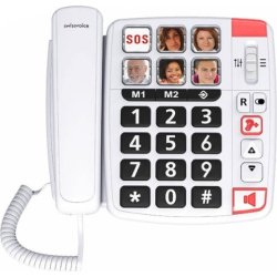 TELEFONO SWISSVOICE SENIOR CON CABLE XTRA1110 BLANCO ATL1418 | ATL1418644 | 3700601418644 | Hay 9 unidades en almacén