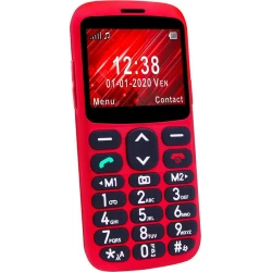 Telefunken S520 5,87 Cm (2.31``) 95 g Negro | TF-GSM-520-CAR-RD | 7640256380100 | 46,87 euros