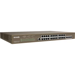 Tenda TEG5328P-24-410W Gestionado L3 Gigabit Ethernet (10/100/1000) EnergÍa sobre Ethernet (PoE) 1U Gris Tenda TEG5328P-24-410W Gestionado L3 Gigabit Ethernet (10/10 | 6932849431742 | Hay 1 unidades en almacén