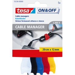 TESA On & Off presilla Negro, Azul, Rojo, Blanco, Amarillo 5 | 4042448859105 | 4042448859105 | Hay 3 unidades en almacén
