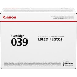 TONER CANON 039 NEGRO 0287C001 TONER CANON 039 NEGRO 0287C001 | 4549292031485 | Hay 1 unidades en almacén