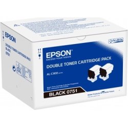 Toner Epson Doble negro 7.3kx2 C13S050751 | 8715946542249 | Hay 2 unidades en almacén