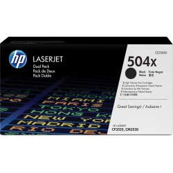 TONER HP 504X NEGRO PACK 2 CE250XD | 0886112379681 | Hay 39 unidades en almacén