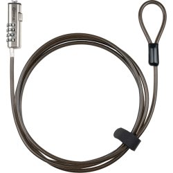 TooQ Cable de Seguridad Tipo NANO con Combinación para Portátiles 1.5 metros, Gris Oscuro TooQ Cable de Seguridad Tipo NANO con Combinación para Port | TQCLKC0035-G | 8433281013650 | Hay 1 unidades en almacén