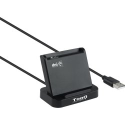 TooQ Lector de Tarjetas Inteligentes DNIe VISION USB 2.0, Ne | TQR-220B | 8433281010383 | Hay 6 unidades en almacén