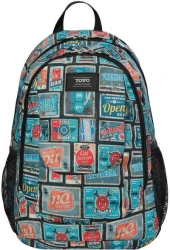 Totto Goctal mochila Mochila escolar Azul, Rojo Poliéster | MA04SUP002-2010G-0W6 | 7704758253840 | Hay 1 unidades en almacén