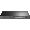 TP-LINK TL-SG1218MP switch Gigabit Ethernet (10/100/1000) Energͭa sobre Ethernet (PoE) Negro | (1)
