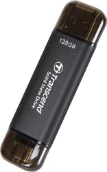 Transcend ESD310C Tecnología Thunderbolt (Rayo) 128 GB USB  | TS128GESD310C | 0760557869108 | Hay 35 unidades en almacén