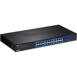 Trendnet switch Gestionado Gigabit Ethernet (10/100/1000) 1U Negro | TEG-30284 | 0710931140200 [1 de 2]