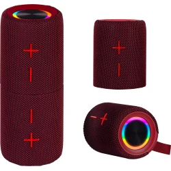 Trevi XR 8A44 DOUBLE Altavoz portátil estéreo Rojo 20 W | 0XR8A4402 | 8011000040677 | Hay 5 unidades en almacén