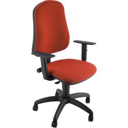 UNISIT Silla Administrativa Contacto Permanente SIMPEL roja  | SICP/BRF/ER | 8050043749550 | Hay 10 unidades en almacén