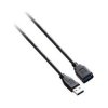 V7 Cable de extensión USB con conector USB 3.0 A hembra a USB 3.0 A macho 3 m 10ft Negro | (1)