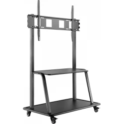 V7 TVCART3 soporte para TV 2,67 m (105``) Negro | 662919114621 | Hay 6 unidades en almacén