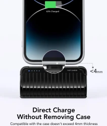 VEGER PLUGON-L PRO VG-W0558P 5000mAh Powerbank Lightning Bulit-in with KickStand VEGER PLUGON-L PRO VG-W0558P 5000mAh Powerbank Lightning Bul | 6970453555850 | Hay 3 unidades en almacén