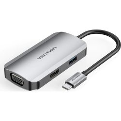 Vention Docking USB Tipo-C TOAHB/ 1xHDMI/ 1xVGA/ 1xUSB/ 1xUSB Tipo-C PD/ Gris Vention Docking USB Tipo-C TOAHB/ 1xHDMI/ 1xVGA/ 1xUSB/ 1xUS | 6922794754706 | 6922794754706 | Hay 3 unidades en almacén