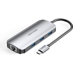 Vention Docking USB Tipo-C TOHHB/ 1xHDMI/ 3xUSB/ 1xRJ45/ 1xU | 6922794754737 | 6922794754737 | Hay 6 unidades en almacén
