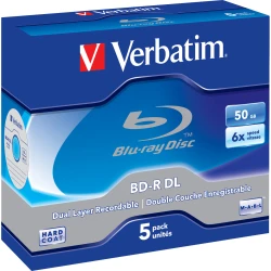 Verbatim Blu-Ray Disc Doble Capa 50GB 6x 5 Pack Jewel Case (43748) Verbatim Blu-Ray Disc Doble Capa 50GB 6x 5 Pack Jewel Case ( | 43748 | 0023942437482 | Hay 11 unidades en almacén