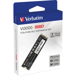Verbatim Vi3000 1TB PCIe NVMe M.2 SSD PCI Express 3.0 | 49375 | 0023942493754 | Hay 1 unidades en almacén