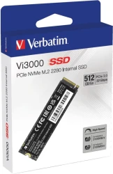Verbatim Vi3000 512gb Pcie Nvme M.2 Ssd Pci Express 3.0 | 49374 | 0023942493747 | 57,27 euros