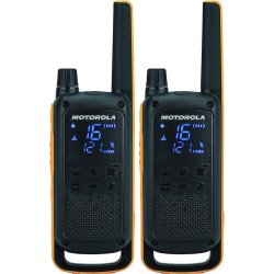 WALKIE-TALKIES MOTOROLA T82 10KM 16CH NEGRO B8P00811EDRMAW | Hay 8 unidades en almacén