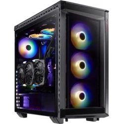 XPG BATTLECRUISER Midi Tower Negro | 75260031 | 4710273773025 | Hay 40 unidades en almacén