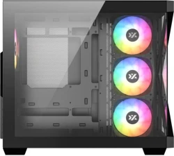XYZ QUBEX, TORRE GAMING,DUAL CHAMBER, 4x VENTILADORES, A-RGB, MESH DUAL ,BTF, TYPO C, ATX, NEGRA XYZ QUBEX, TORRE GAMING,DUAL CHAMBER, 4x VENTILADORES, A-RGB | X-CS-QUBEX-B | 6978262010935 | Hay 9 unidades en almacén