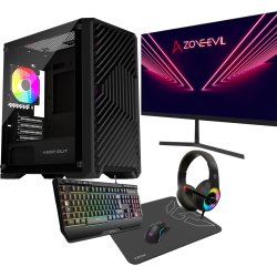 Zone Evil Core AMD Ryzen 5 4500/16GB/1Tb SSD Nvme RTX 3050 W | CorGP27_R54500_16_1Tb_3050W | 9508835791939 | Hay 2 unidades en almacén