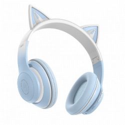 Auriculares Diadema Bluetooth Be38 Cats Azul Xo | 6920680840281