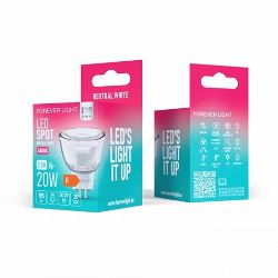 BOMBILLA LED G4 MR 11 2.2W 12V 195LUMEN LUZ BLANCA FOREVER más grande BOMBILLA LED G4 MR 11 2.2W 12V 195LUMEN LUZ BLANCA FOREVER | RTV9000068 | 5907504519821