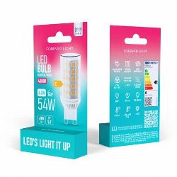 BOMBILLA LED G9 6.2W 690 LUMEN LUZ BLANCA FOREVER más grande BOMBILLA LED G9 6.2W 690 LUMEN LUZ BLANCA FOREVER | RTV9000077 | 5907504519975