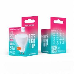 BOMBILLA LED GU10 9.5W 920 LUMEN LUZ BLANCA FOREVER más grande BOMBILLA LED GU10 9.5W 920 LUMEN LUZ BLANCA FOREVER | RTV9000051 | 5907504519296