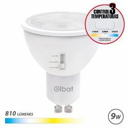 BOMBILLA LED GU10 | 9W | 810LM | LUZ CALIDA/BLANCA/FRIA | ELBAT más grande BOMBILLA LED GU10 | 9W | 810LM | LUZ CALIDA/BLANCA/FRIA | ELBAT | EB0578 | 8436049042206